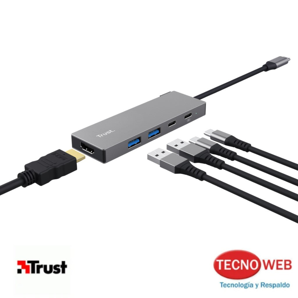 hub 5 en 1 HDMI usb-c 