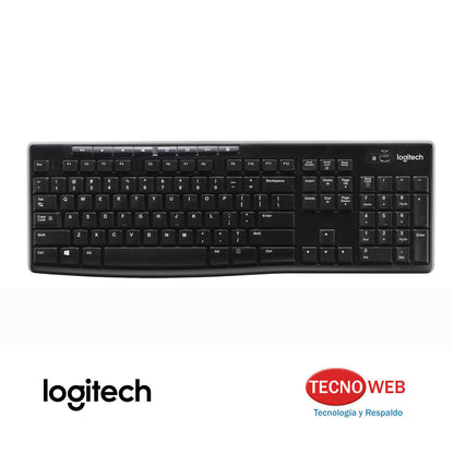 Teclado Multimedia En Español Inalámbrico Logitech K270