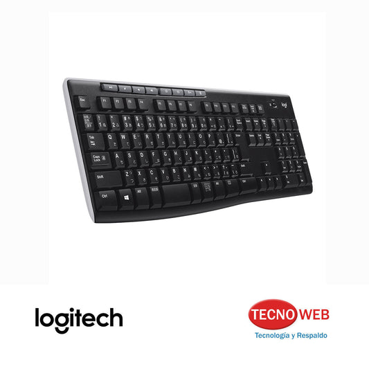 Teclado Multimedia En Español Inalámbrico Logitech K270