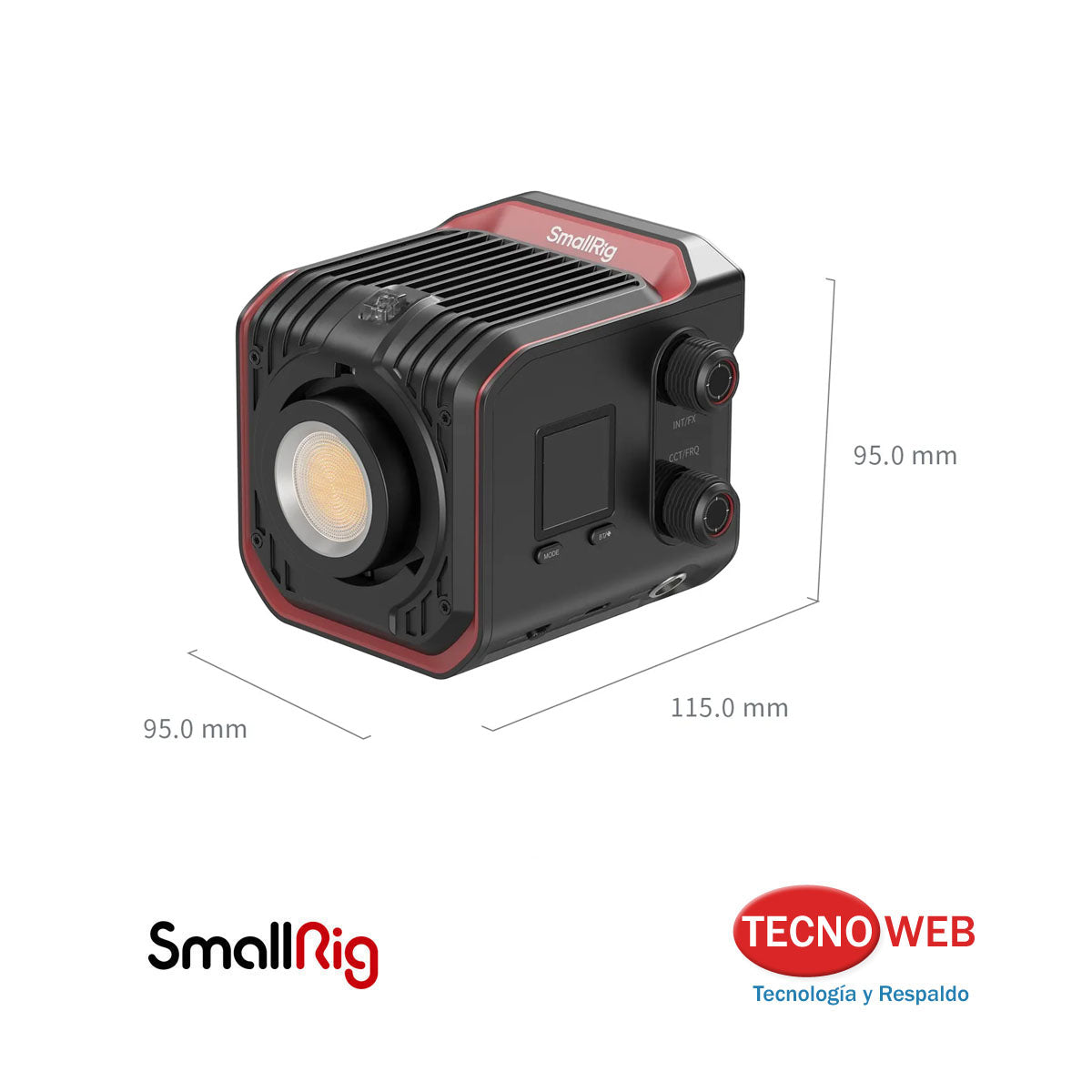 Luz LED Bicolor de 100W con Soporte Vmount SmallRig RC 100B Pro 5094