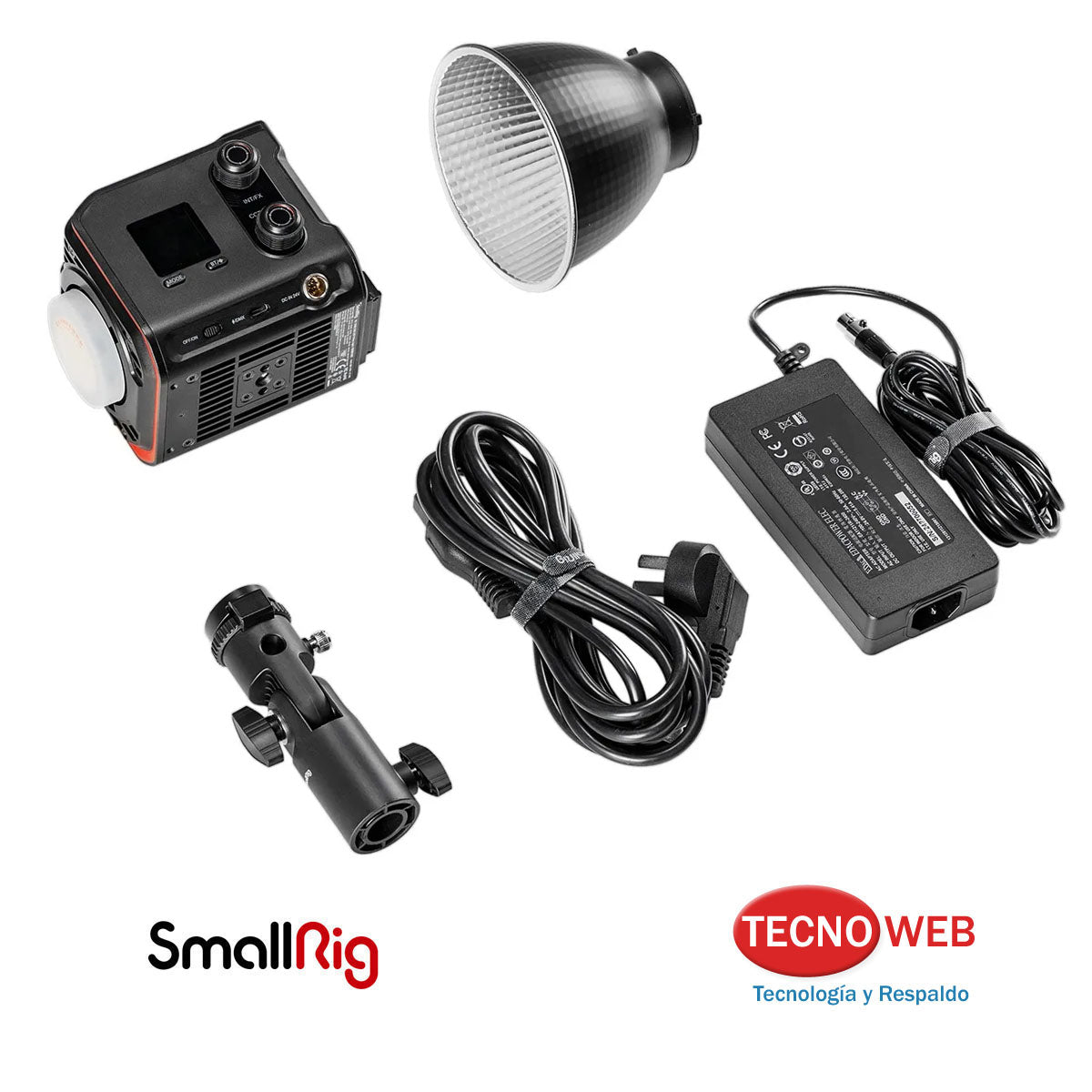 Luz LED Bicolor de 100W con Soporte Vmount SmallRig RC 100B Pro 5094