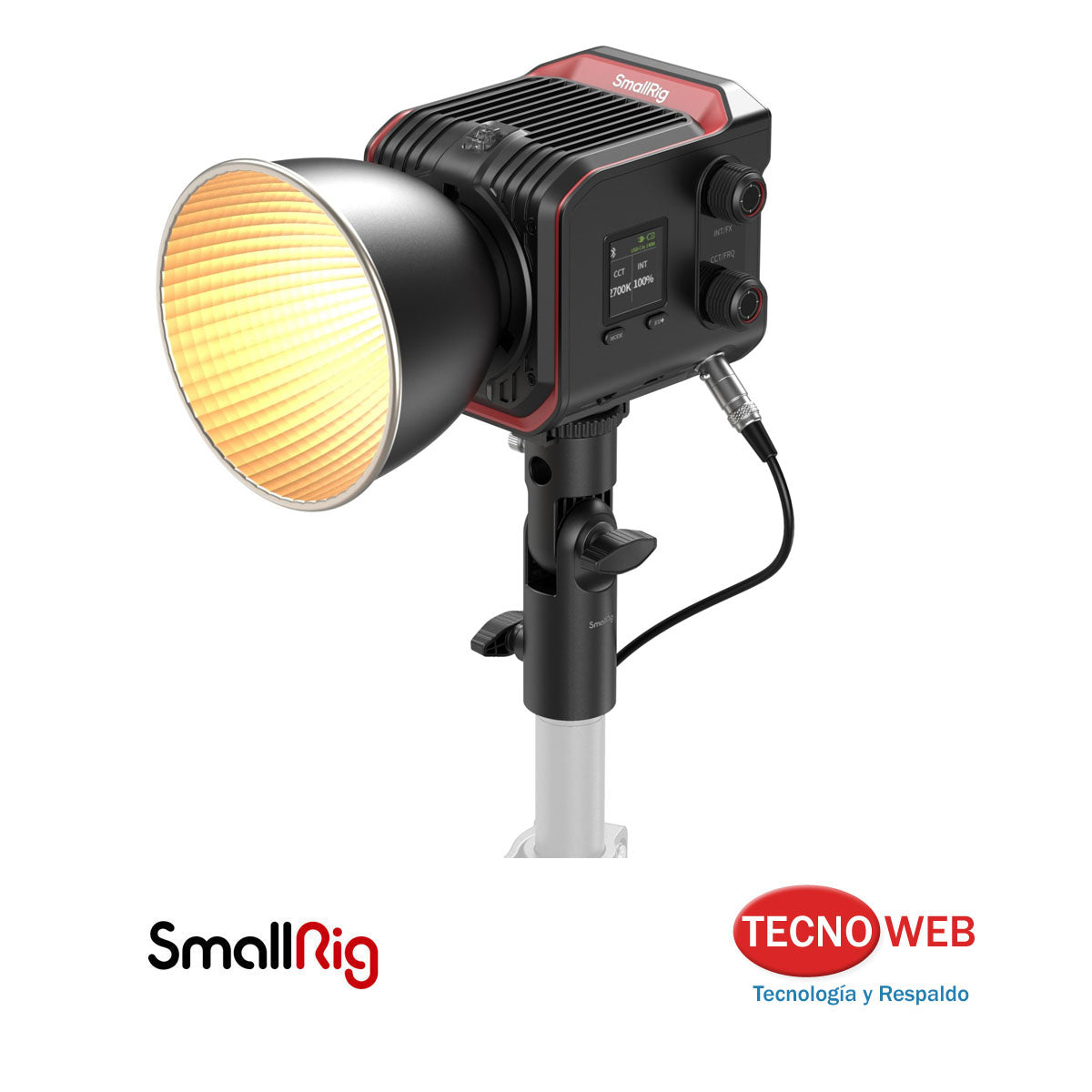 Luz LED Bicolor de 100W con Soporte Vmount SmallRig RC 100B Pro 5094