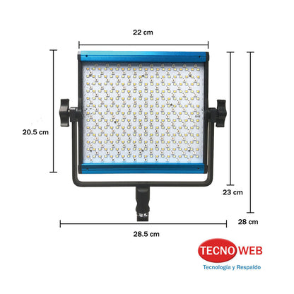 Panel Dd Luz Led RGB Dracast Serie X Led500 + Barndoors