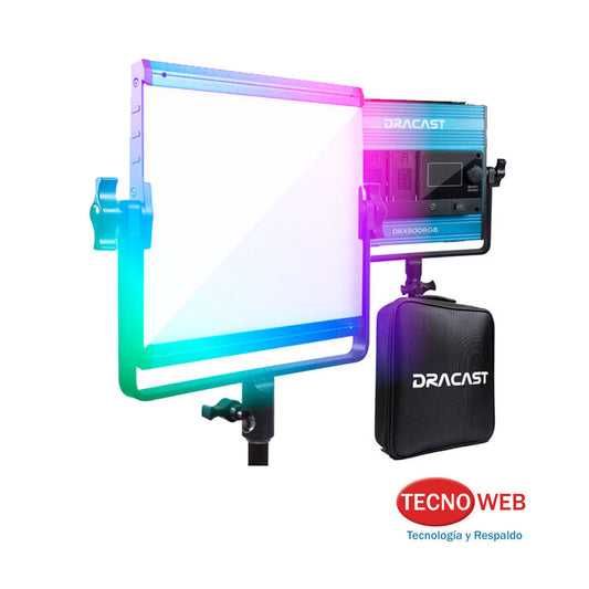 Panel Dd Luz Led RGB Dracast Serie X Led500 + Barndoors