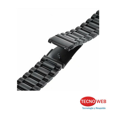 Malla Metálica Negra Para Reloj Garmin Fenix 5 6 Y 935