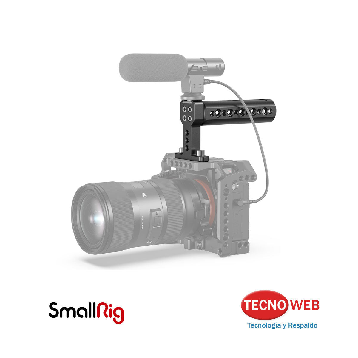 Mango Superior con Soporte de Zapata fria para jaulas Smallrig 1638C