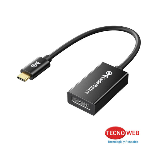 Adaptador USB-C Macho A DisplayPort Hembra Cable Matters