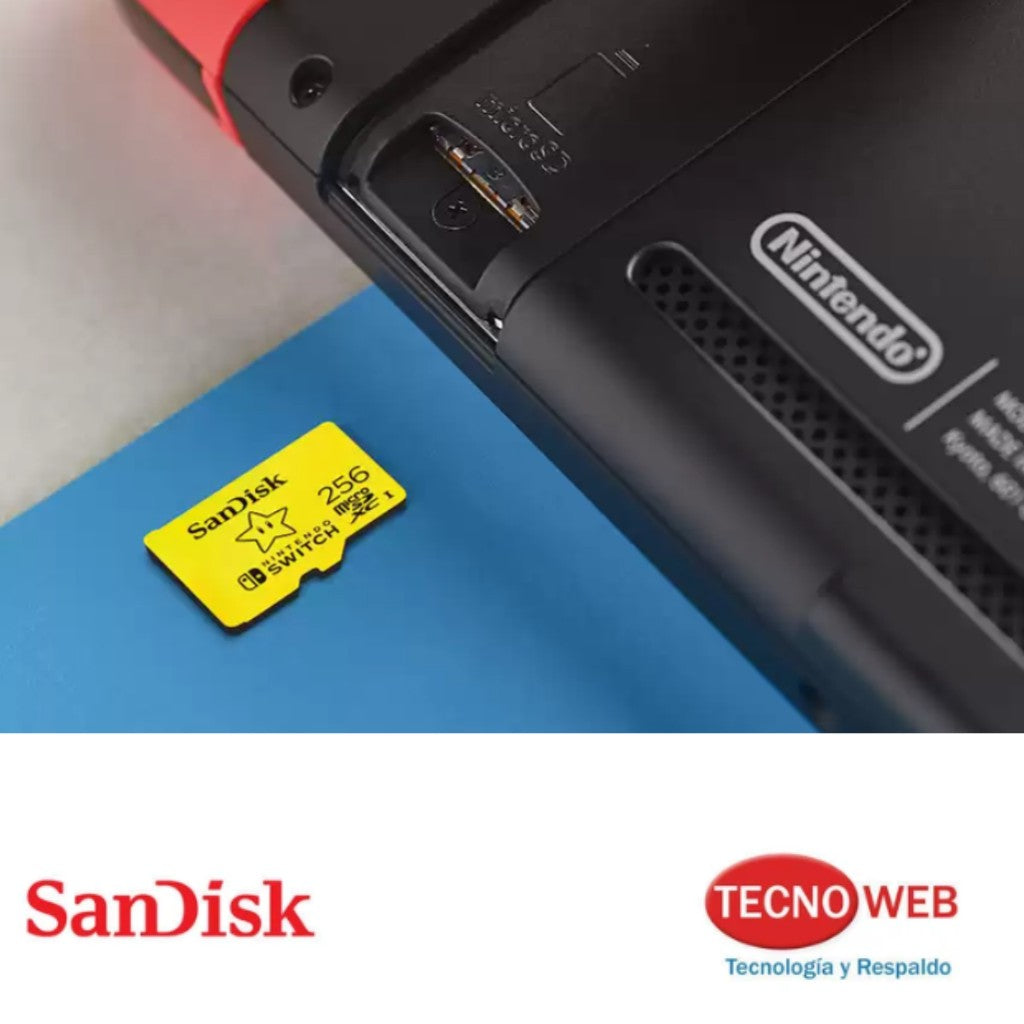 micro sd para nintendo switch 256
