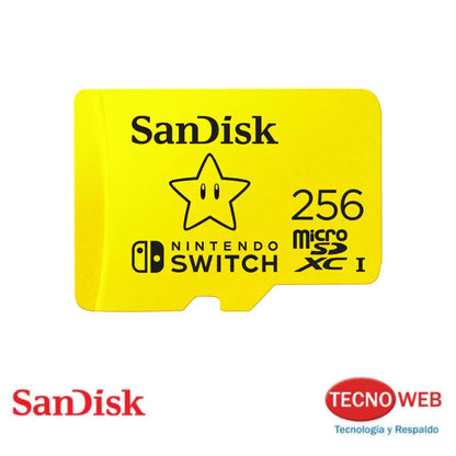 micro sd para nintendo switch 256