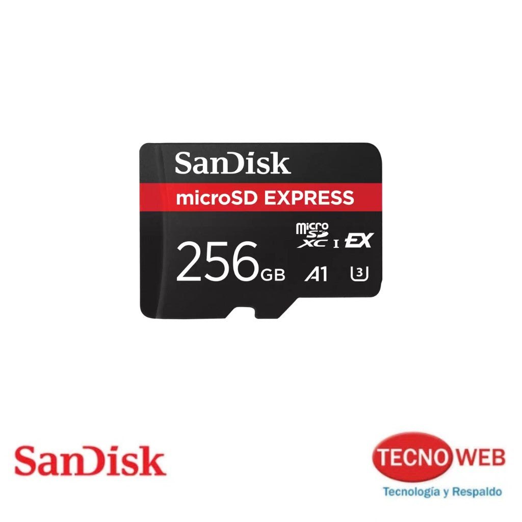 Tarjeta Micro SD Sandisk Express 256gb 880mb/s