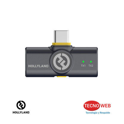 Kit 2 Micrófonos Inalámbricos para Cámaras y Celulares Hollyland Lark M2