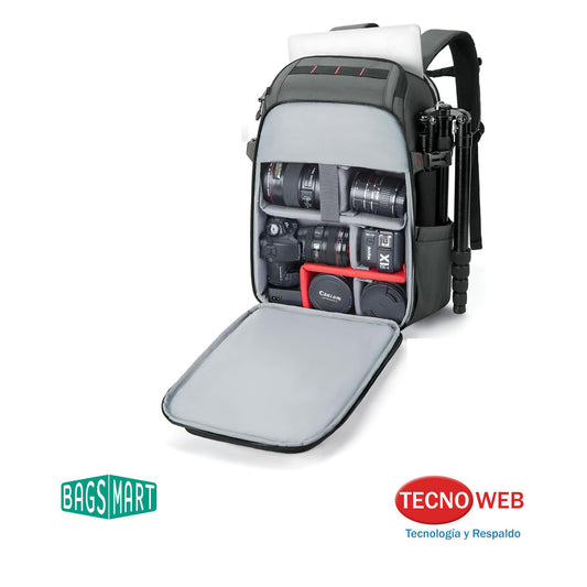Mochila Para Cámara Y Lentes Particion Para Notebook BAGSmart