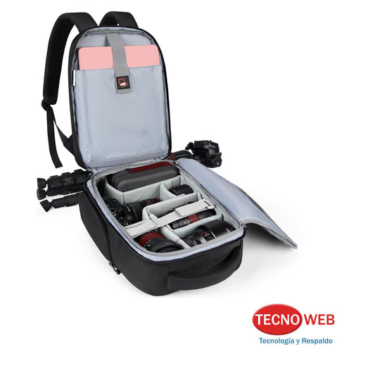 Mochila para Cámaras y Lentes Impermeable Sdysm 14"