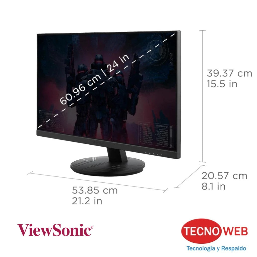 monitor 24 viewsonic vx2416A