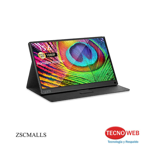 Monitor Portátil 15.6 USB-C Full HD Zscmalls Zsc-a15