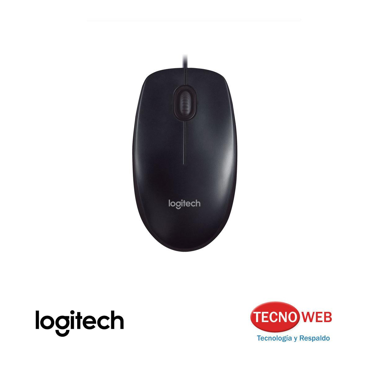 Mouse Logitech  M90 Cableado 1000 Dpi Negro