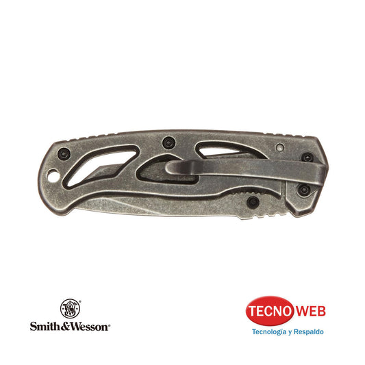 Navaja Cuchillo Plegable Hoja Tanto Smith & Wesson Ck404