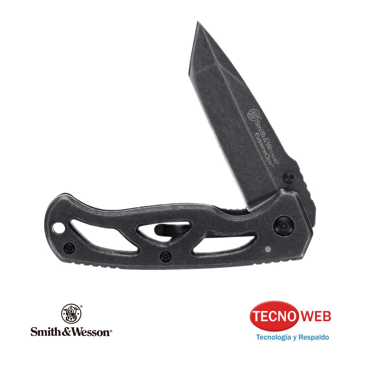 Navaja Cuchillo Plegable Hoja Tanto Smith & Wesson Ck404