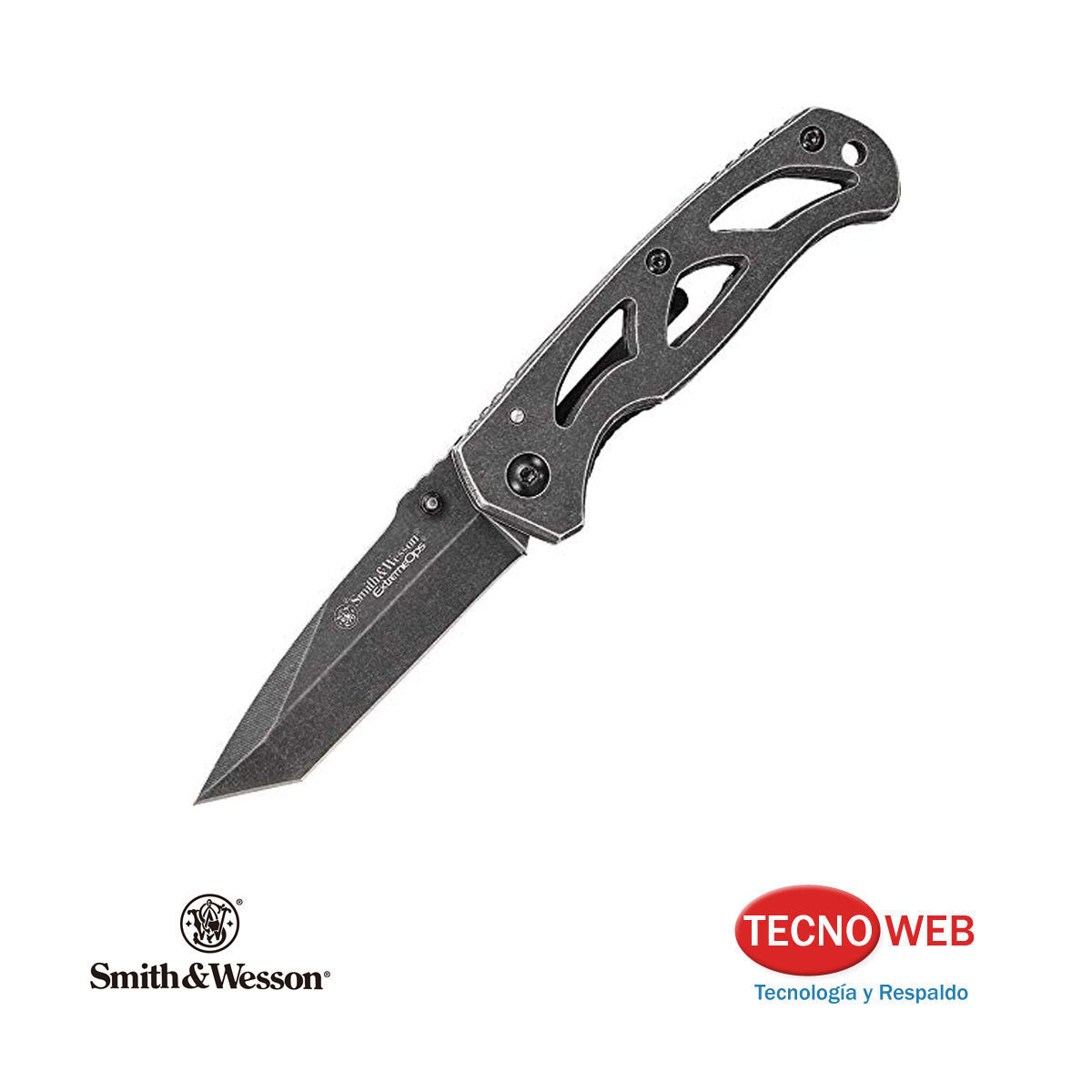 Navaja Cuchillo Plegable Hoja Tanto Smith & Wesson Ck404