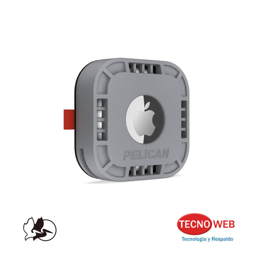 Soporte Adhesivo Para Airtag Pelican Super Resistente Gris