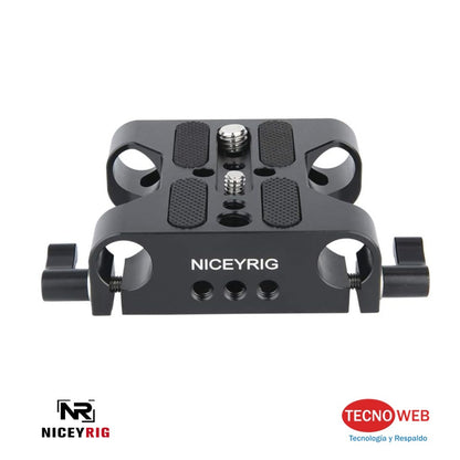 Placa Base De Montaje Soporte Para Varillas 15mm Niceyrig