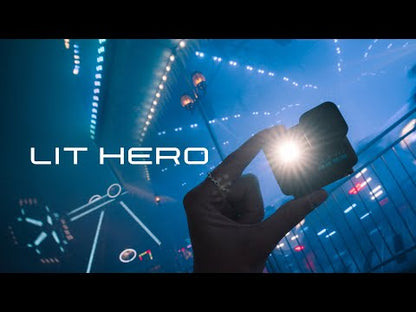 Cámara GoPro Lit Hero 4K  con Luz Incorporada - 12 MP Sumergible 5 Mts