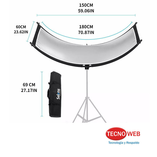 Reflector Difusor Curvo Para Fotografía
