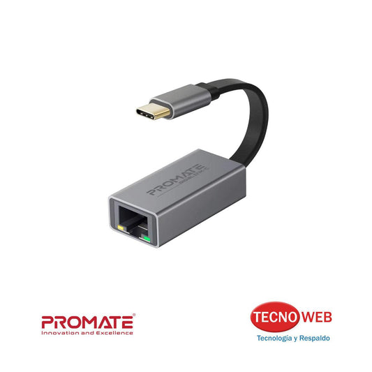 Adaptador Usb-c A Rj45 1000mbps Gigalink-c Promate