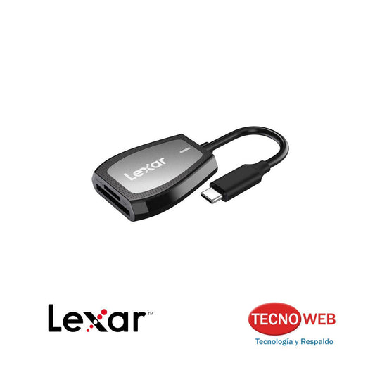 Lector De Memorias SD y Micro SD con USB-C Lexar Professional RW470