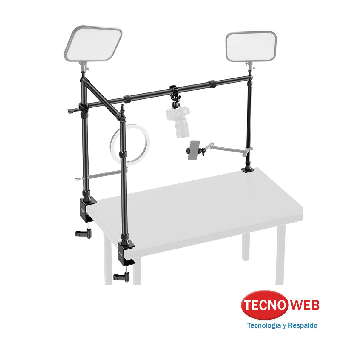 Soporte de Mesa para Filmación Cenital Streaming Fotografía