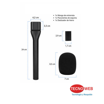Soporte De Mano Para Micrófonos Inalámbricos