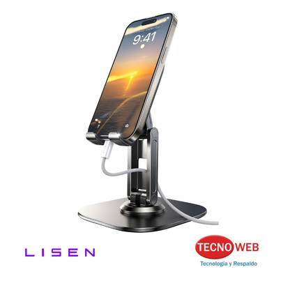 Soporte para Celular de Aluminio con Base LISEN