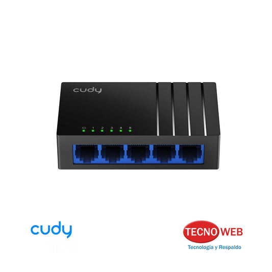 Switch 5 Puertos 10-100-1000 Mbps Cudy GS105D