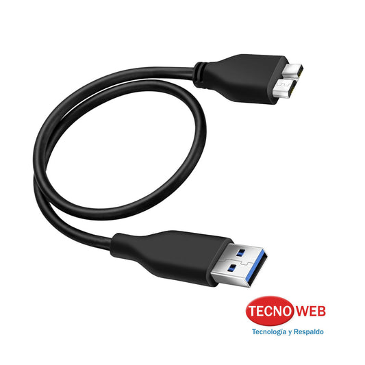 Cable Usb A Micro-b 3.0 1.5 Metros Negro