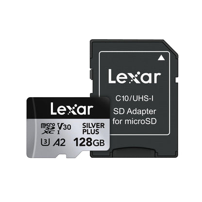 Memoria 128gb Para GoPro Micro SD Lexar Professional  Silver Plus 205mb/s
