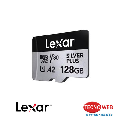 Memoria 128gb Para GoPro Micro SD Lexar Professional  Silver Plus 205mb/s