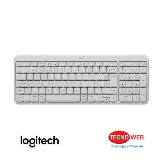 Teclado Inalámbrico Bluetooth Logitech K250 - Blanco