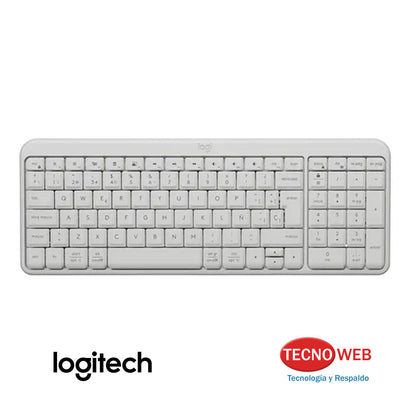 Teclado Inalámbrico Bluetooth Logitech K250 - Blanco