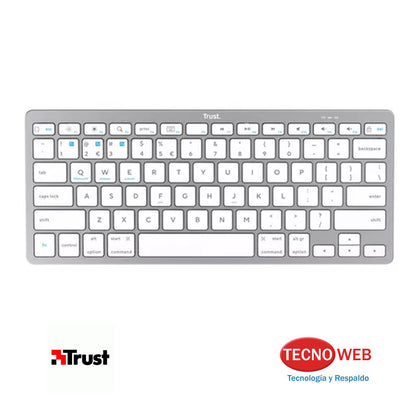 Teclado Corto Inalámbrico Bluetooth Para Mac Trust