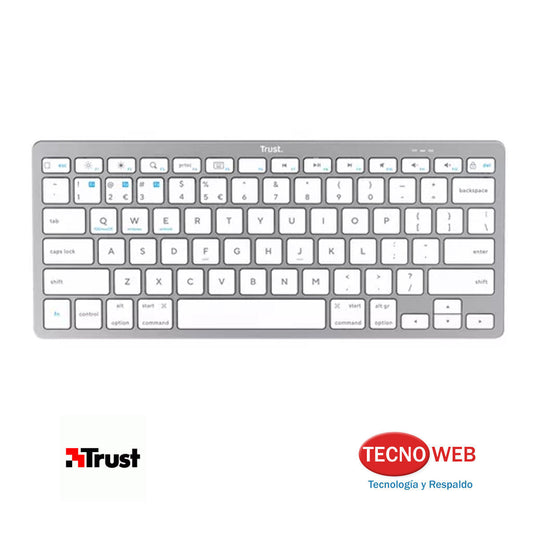 Teclado Corto Inalámbrico Bluetooth Para Mac Trust