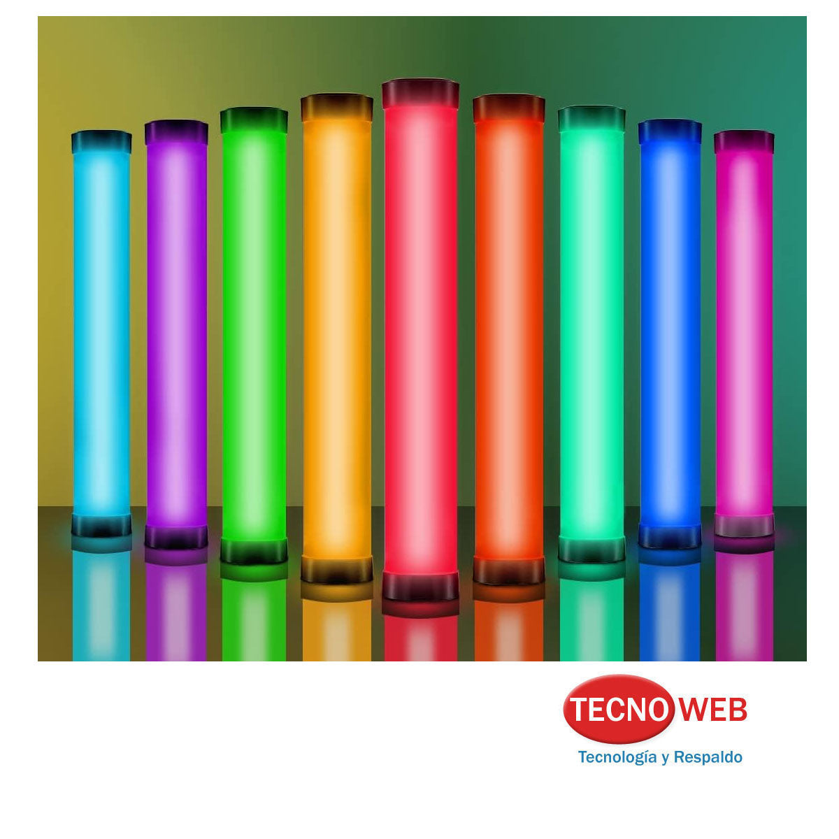 Tubo Led Recargable RGB (Color) Dimerizable Fotografia y Video Ambitful A2