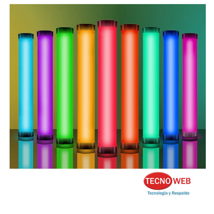 Tubo Led Recargable RGB (Color) Dimerizable Fotografia y Video Ambitful A2