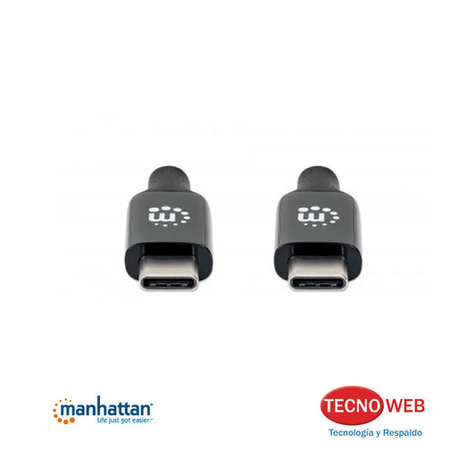Cable USB-C A USB-C 3 Metros 2.0 Manhattan
