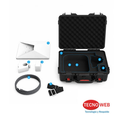 Estuche Rígido impermeable para Antenas Starlink Mini y Accesorios