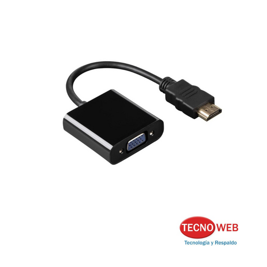 Adaptador VGA Hembra a HDMI Macho