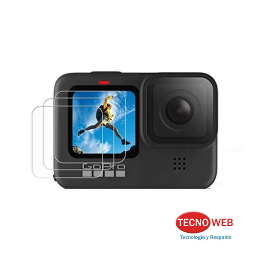 Vidrio Protector De Pantalla Frontal Para Gopro Hero 9 Black