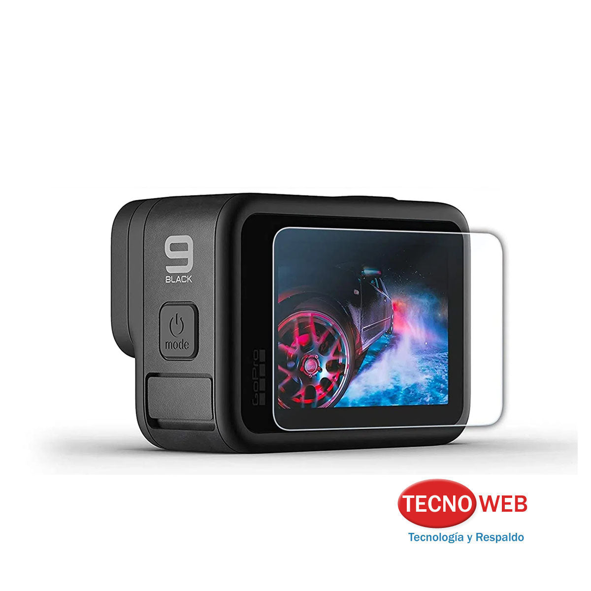 Vidrio Protector De Pantalla Trasera Gopro Hero 9 10 y 11 Black