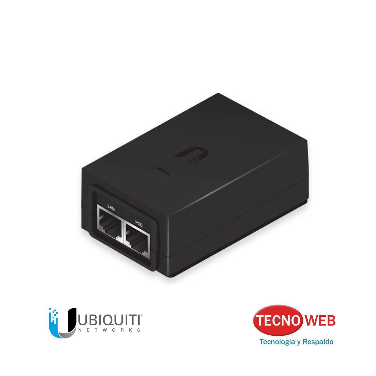Inyector PoE Adaptador De Poder Ubiquiti De 48V 24W 0.5 A